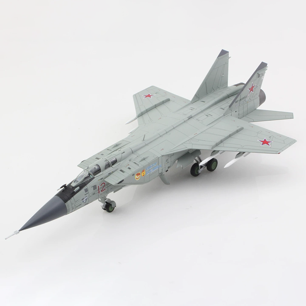 ダイキャスト 1:72 スケール MiG-31 戦闘機シミュレーション合金静的航空機模型玩具ギフト装飾コレクションお土産
