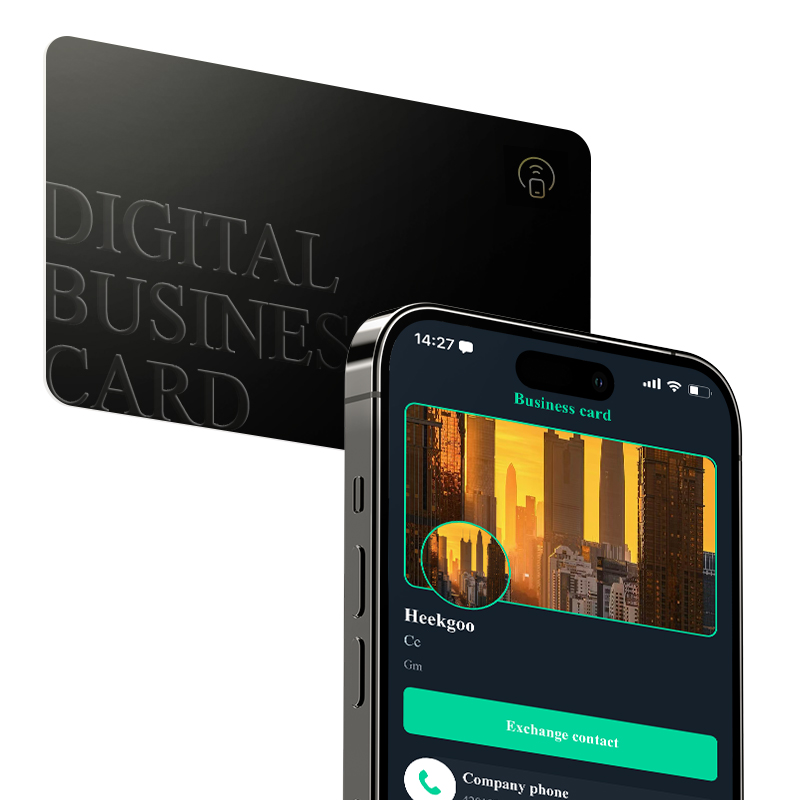 NFC対応名刺、高速読み取りスマート名刺、デジタル名刺、非接触型ビジネスギフト、ソーシャル認識カード