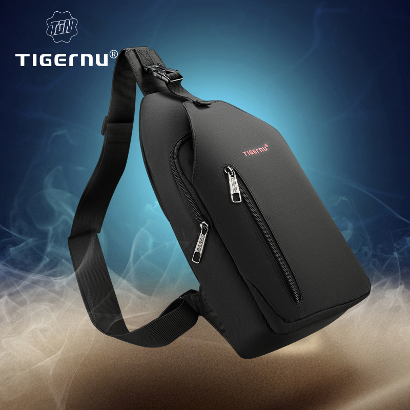 Tigernu クロスボディバッグ男性防滴メッセンジャーバッグミニ Ipad バッグ携帯マネーバッグ電話ベルトチェストバッグ男性小型ショルダーバッグ