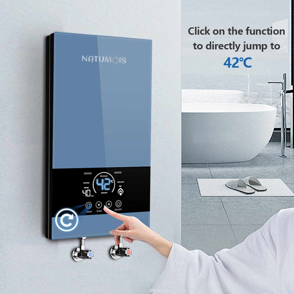 スマートインスタント給湯器 8500 ワット電気ボイラー温水タンクレス瞬間間欠泉屋内ホテルのシャワー用