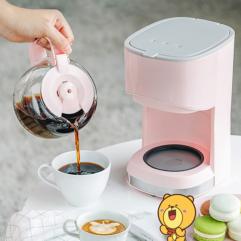 家庭用コーヒーマシンアメリカンドリップタイプミニコーヒーメーカーマシン保温コーヒーマシン