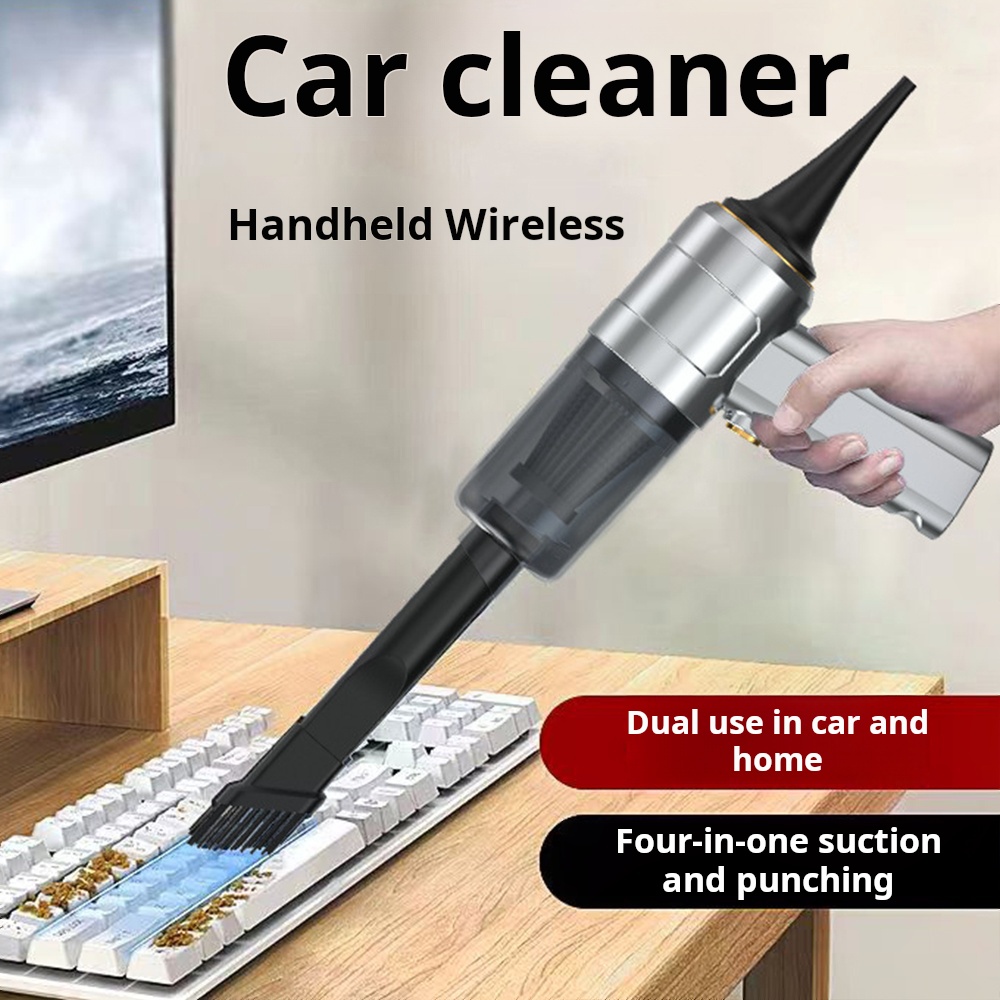 2in1 ワイヤレスハンドヘルドミニカー掃除機強力な吸引送風機ダスターポータブル多用途ホームクリーニング機