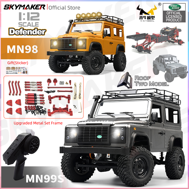新しい MN99s MN98 1:12 MN モデル RTR バージョン RC カー 2.4 グラム 4WD RC ロッククローラーディフ​​ェンダーリモートコントロールカー 1/12 RC トラック車のおもちゃ