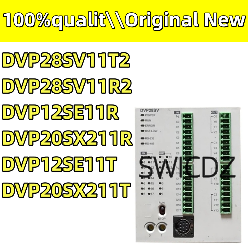 100% 新オリジナル PLC コントローラ DVP28SV11T2 DVP28SV11R2 DVP12SE11R DVP20SX211R DVP12SE11T DVP20SX211T