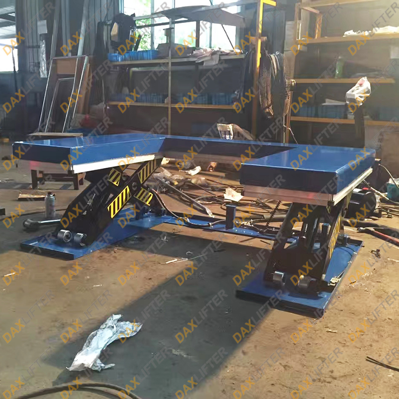 DAXLIFTER Electric Lifting U-shape Hydraulic Scissor Car Lifter Lift Tables