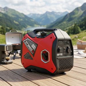 3kW ガソリン式低騒音ポータブルインバーター発電機。アウトドア、キャンピングカー旅行、キャンプ、家庭での緊急時などに最適です。