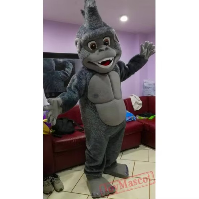 グレーゴリラ人形衣装コスプレ衣装動物カーニバルステージパフォーマンス漫画のキャラクター広告誕生日パーティー