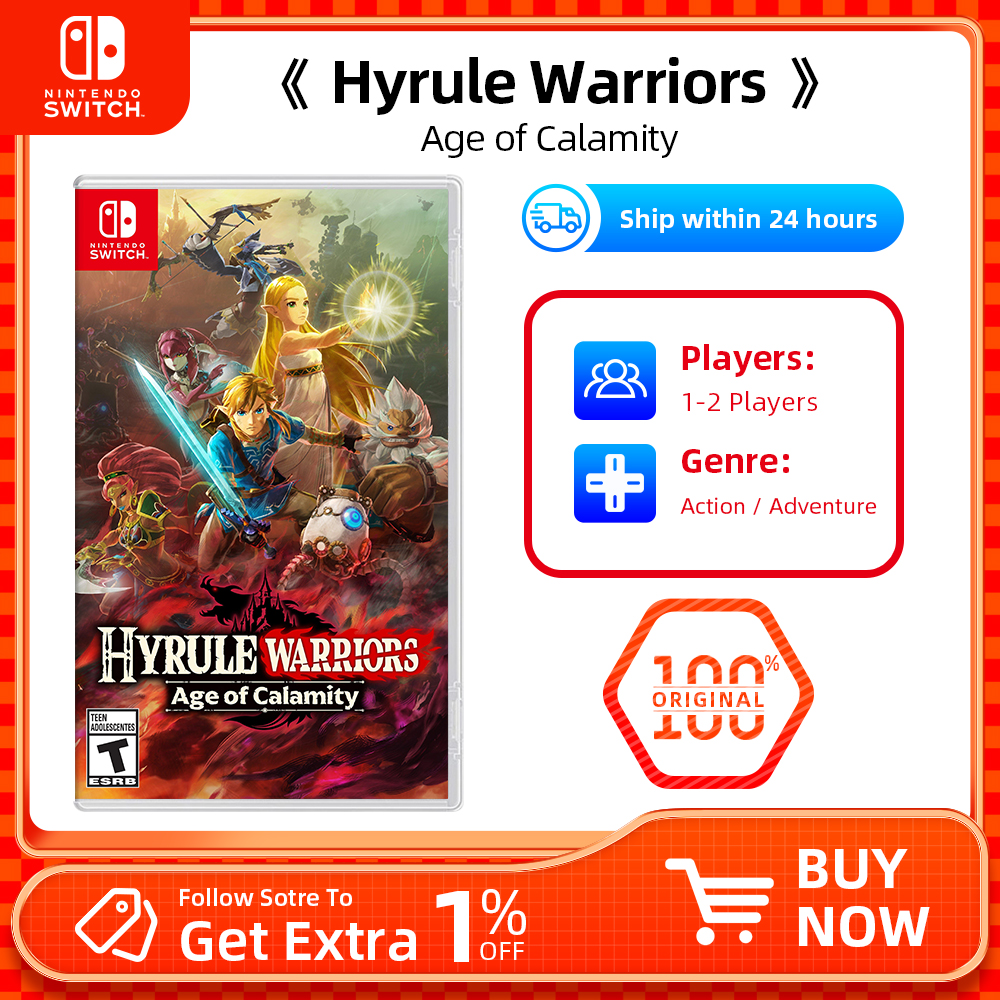 Nintendo Switch ゲーム - ハイラル戦士: 厄災の時代 - Switch OLED 用ゲーム カートリッジ物理カード アドベンチャー