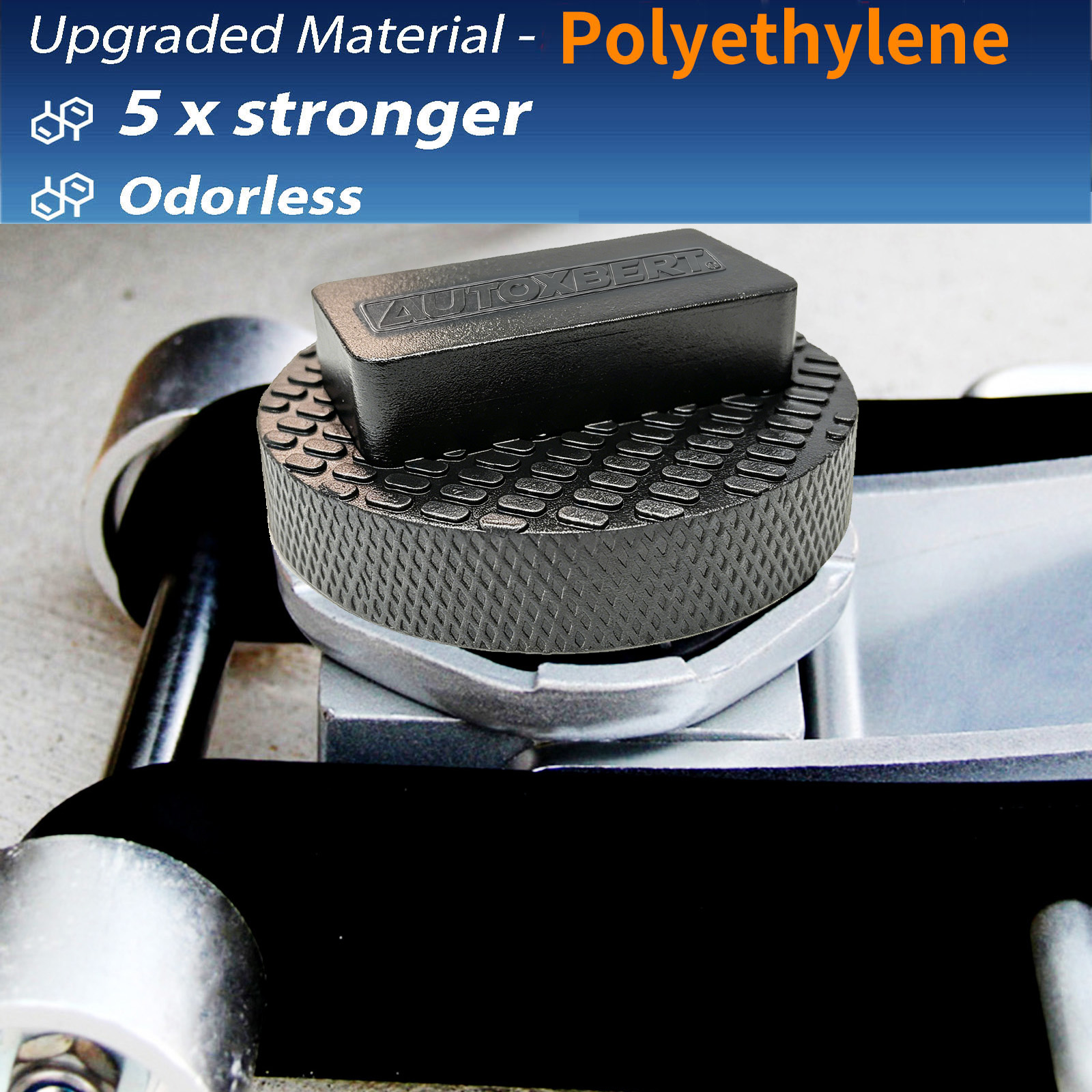 BMW 1 2 3 4 5 7 シリーズ X1 X2 X3 X4 X5 X6 X7 E90 E60 F30 G20 G30 G05 大きい黒フロアジャックポイントパッドジャッキングリフトアダプター R