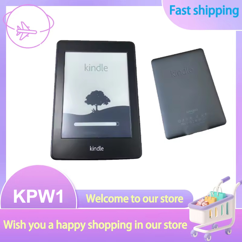 在庫あり!Kindle Paperwhite 1 電子リーダー、バックライト付き電子インク タッチ スクリーン、さまざまな言語をサポート