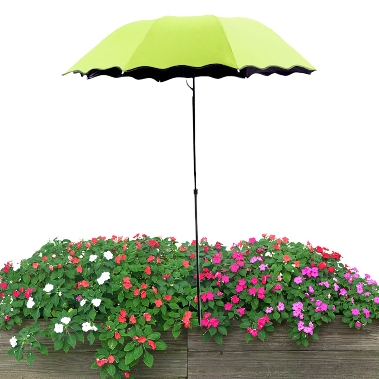 植物ベースのサンシェードカバー傘防雨傘植物シェード傘庭の花シェードパラソルパティオ植物傘