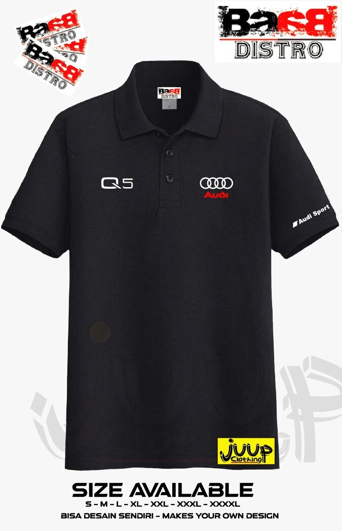 アウディ スポーツ メンズ レーシング ポロ ファン ファン ギフト Tシャツ 男女兼用 デイリー カジュアル ドレッシング