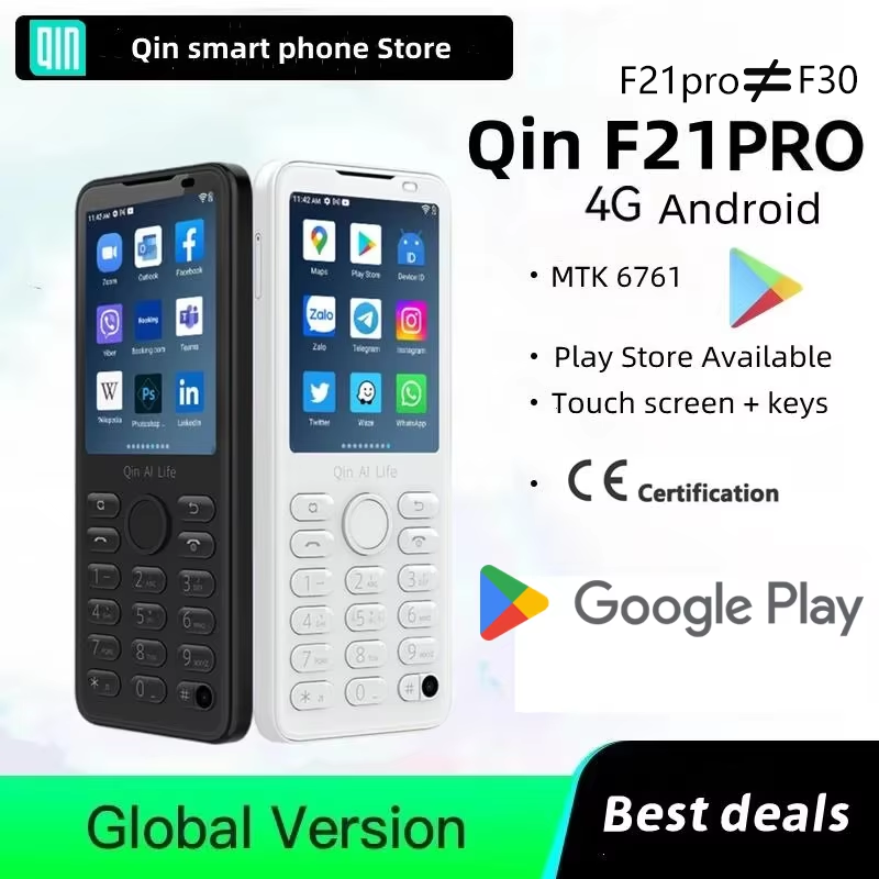 新しい秦 F21 プロ スマート タッチ スクリーン電話 2.8 インチ 3GB 32GB / 4GB 64GB Bluetooth 5.0