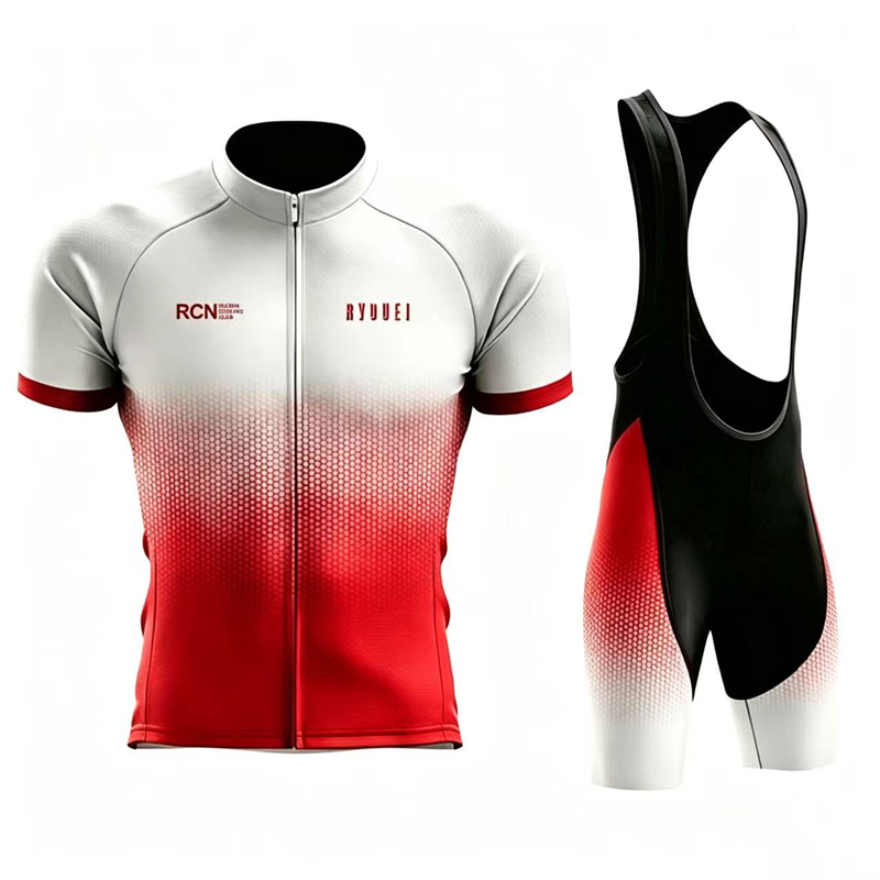 Rcn Rvouei プロチーム 2026 サイクリングジャージセット夏通気性自転車メンズ MTB バイク服マイヨ Ropa Ciclismo 制服スーツ