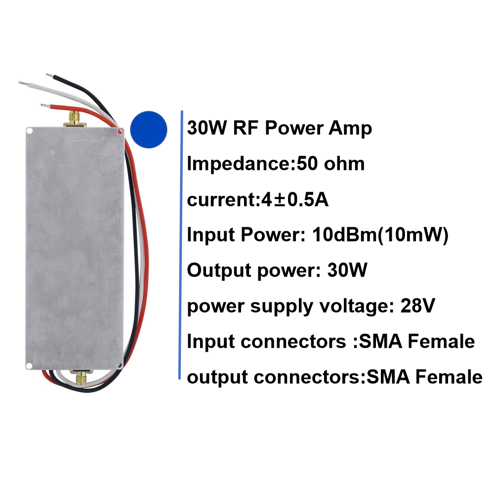 PAモジュール 10W 30W 50W 100W カスタマイズ 40/45/47/50dBm