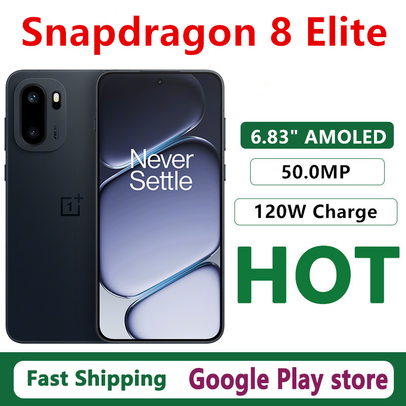 Original Oneplus Ace 6 Mobile Phone Snapdragon 8 Elite OTA 120W Charge 7800mAh Battery Fingerprint 6.83" AMOLED 50.0MP Camera