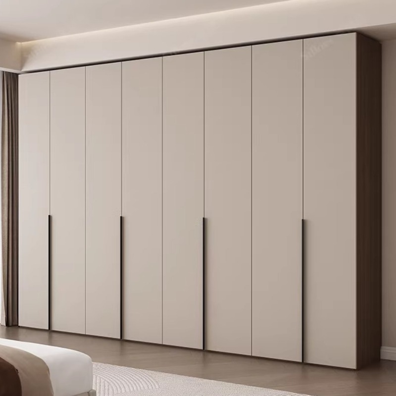 北欧寝室のワードローブ収納衣類高級棚ワードローブディスプレイ立ち Vestidor デ アルマリオ アビエルトス家庭用家具