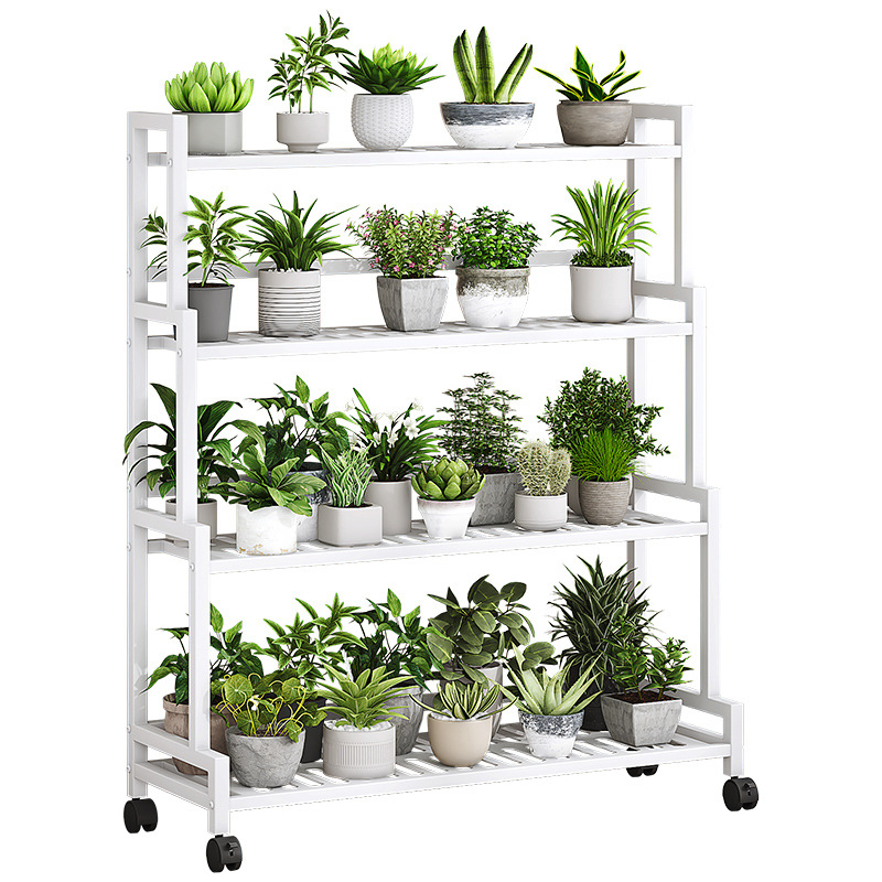 植物スタンド 屋内植物棚 屋外植物ラック 複数の植物用 3段はしご植物ホルダー リビングルーム パティオ ボヘミアン オム用