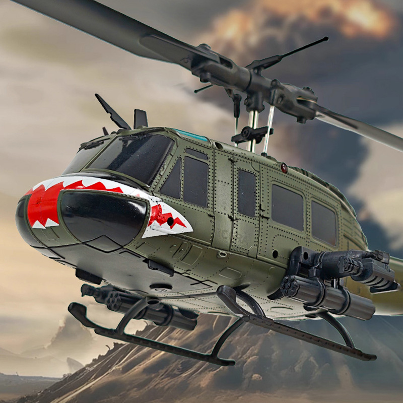 新しいサメ RC ERA C032 UH-1 ヒューイ ヘリコプター リモート コントロール ヘリコプター車大人用 1/48 2.4 グラム 6CH ジャイロ安定化航空機のおもちゃ