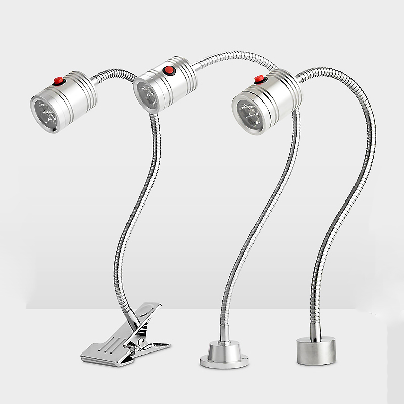 ワークライト超高輝度クリア照明 110-220V 5 ワット LED 調節可能なネック固定ベースライトプラグはカスタマイズ可能