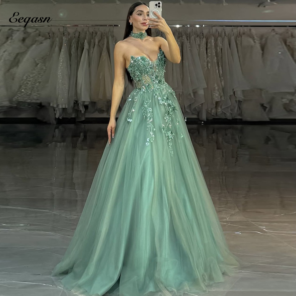高級パーティードレス特別な日のための A ラインチュールストラップレスウエディングドレス結婚式のイブニングドレス女性 2026 カスタマイズ