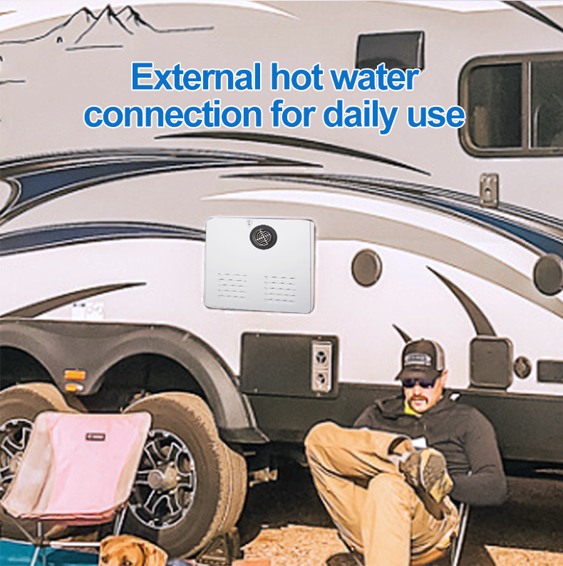 屋外 6L ポータブルキャンプシャワープロパン Calentador De Agua LPG インスタントホットボイラーガスタンクレス給湯器キャンピングカー用