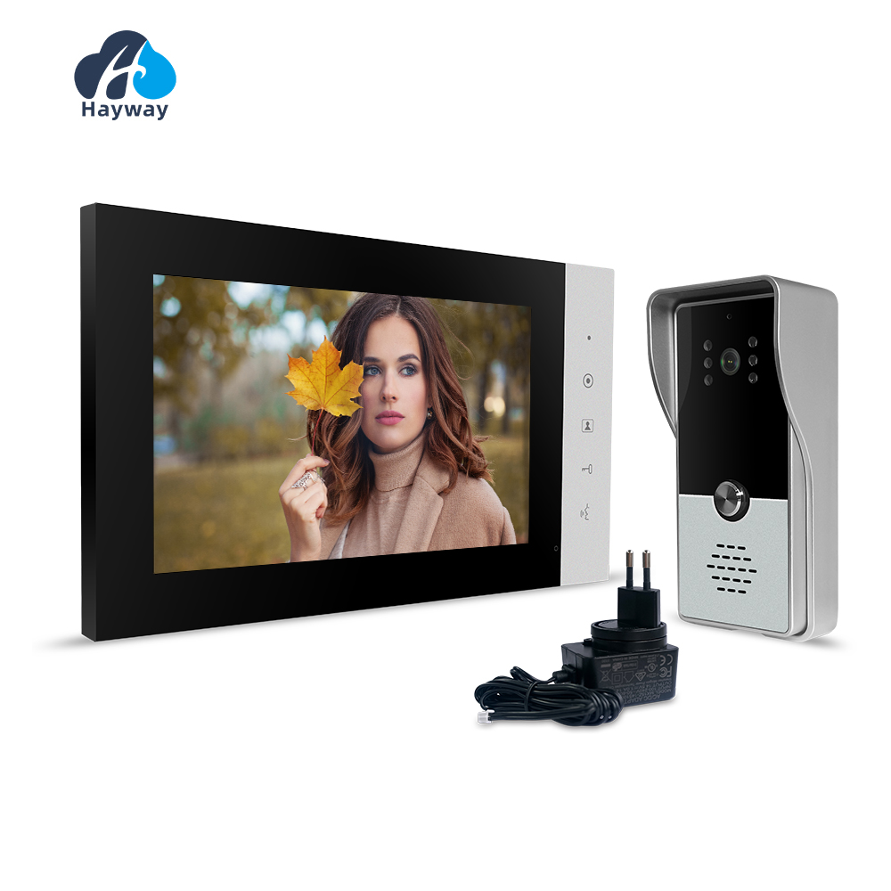 ビデオインターホンシステムキット有線ビデオドアベル電話防雨コールパネル IR カメラホームヴィラビルディング 1200TVL