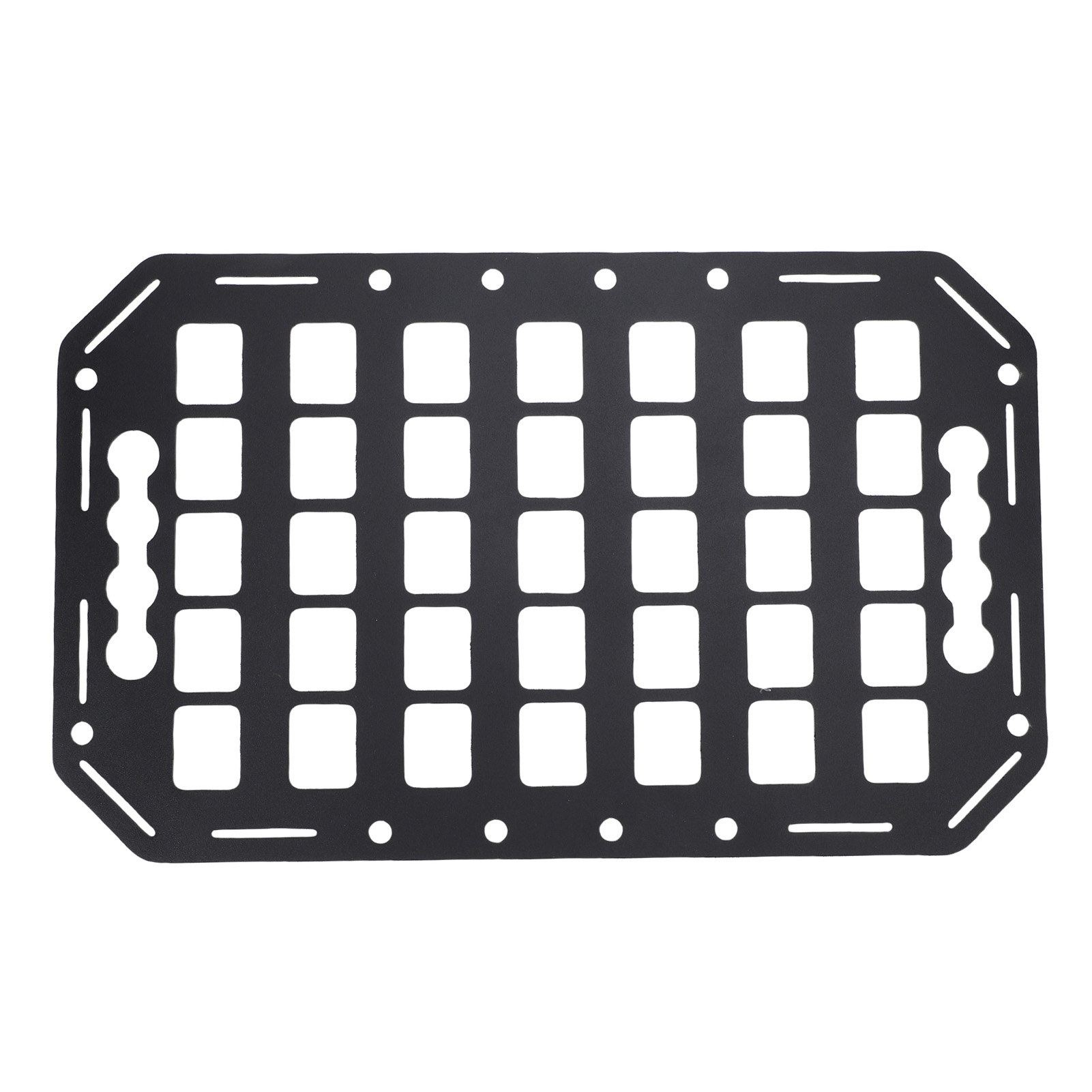 トラック荷台 Molle パネルラック 15x9.25x0.08in アルミニウム L トラックツールで使用 貨物収納 Molle パネル 車 SUV ピックアップバン RV