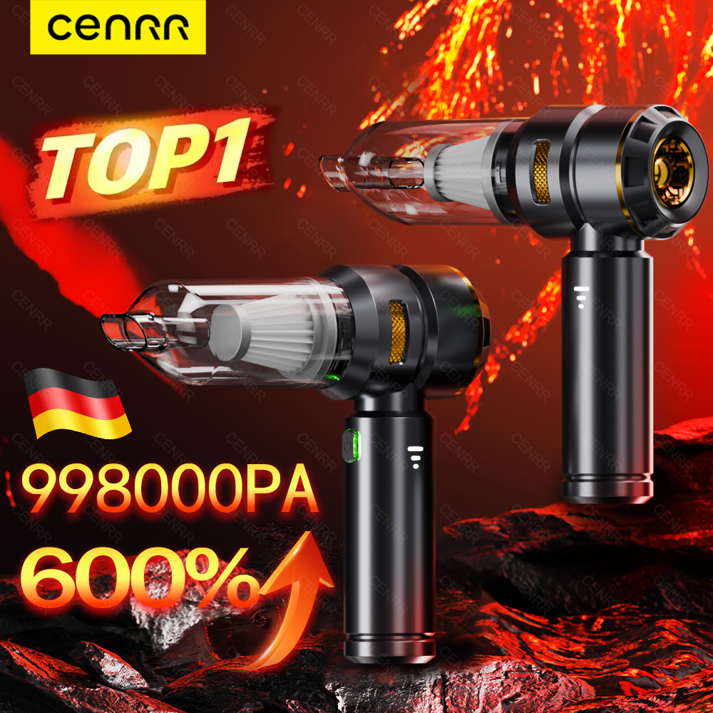 CENRR 強力な 998000PA 車の掃除機ハンドヘルドポータブル掃除機車のワイヤレスクリーナーロボット洗浄機