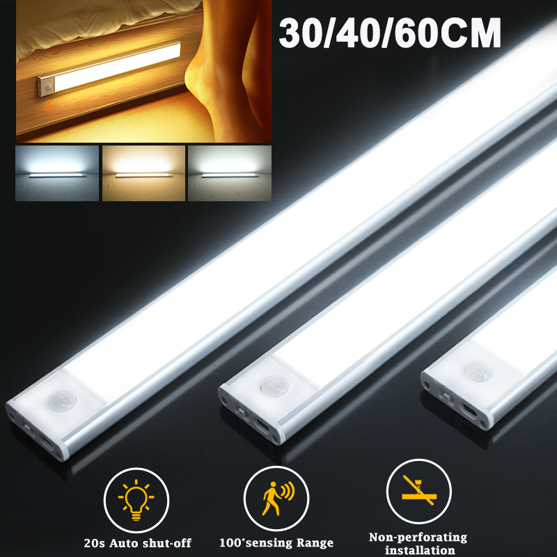 LED モーションセンサーキャビネットランプワイヤレス調光可能な LED ナイトライトタイプ C 充電式ナイトライトキッチンワードローブクローゼット通路