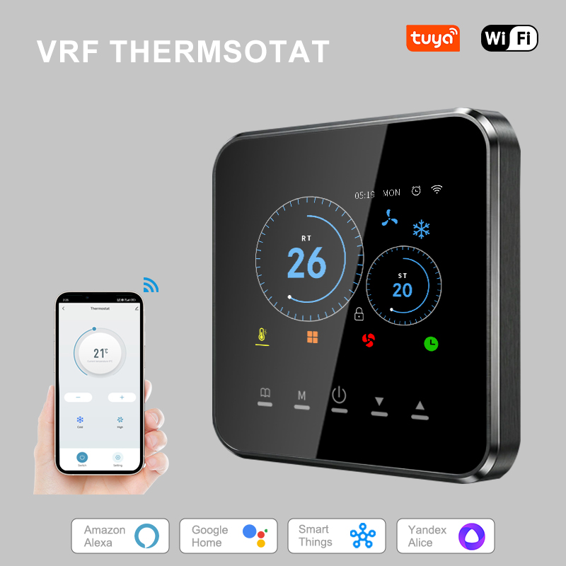 三菱電機富士通 (Ogeneral) Tuya Wifi VRF エアコンスマートサーモスタット Google ホーム Alexa DuerOS