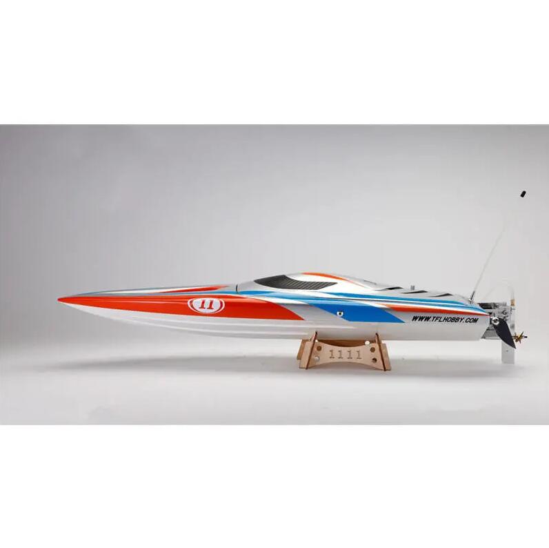 TFL 新しい 1111 ロケットグラスファイバーレーシング RC ボート、3660 KV2726 ブラシレスモーター 120A ESC、リポバッテリーなし、無線システム付き