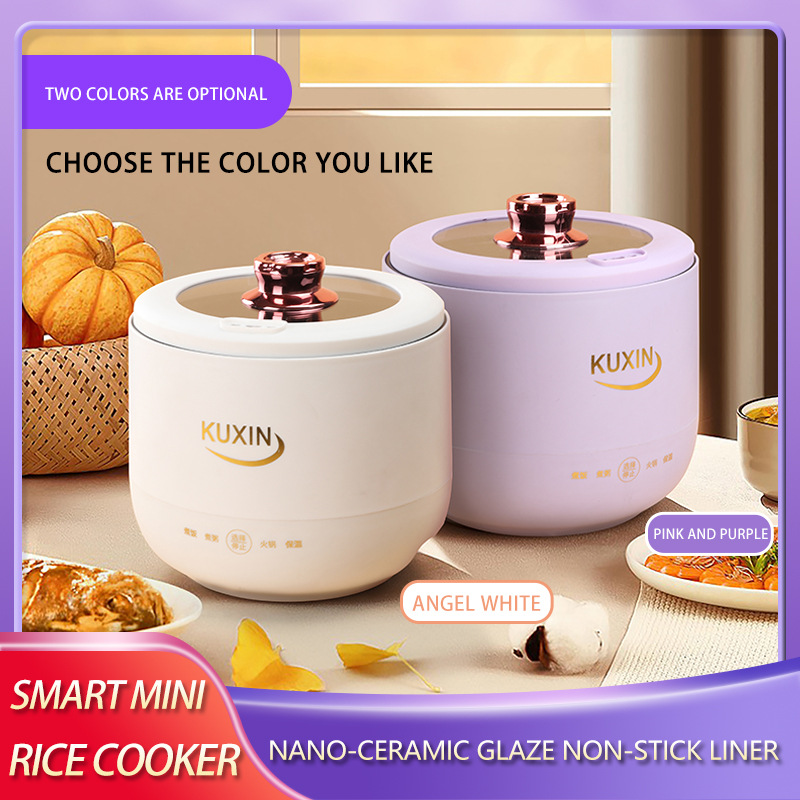 220V Electric Rice Cooker with Smart Functions Non-stick Pot for Cooking Rice Porridge Soup and Hot Pot Frying Pan