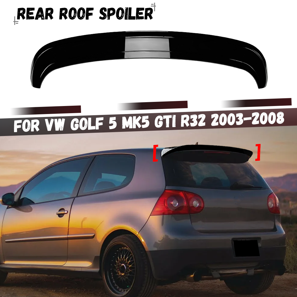 フォルクスワーゲン VW ゴルフ 5 ゴルフ MK5 GTI R32 2003-2008 車のリア尾翼固定風スポイラーボディキットチューニング