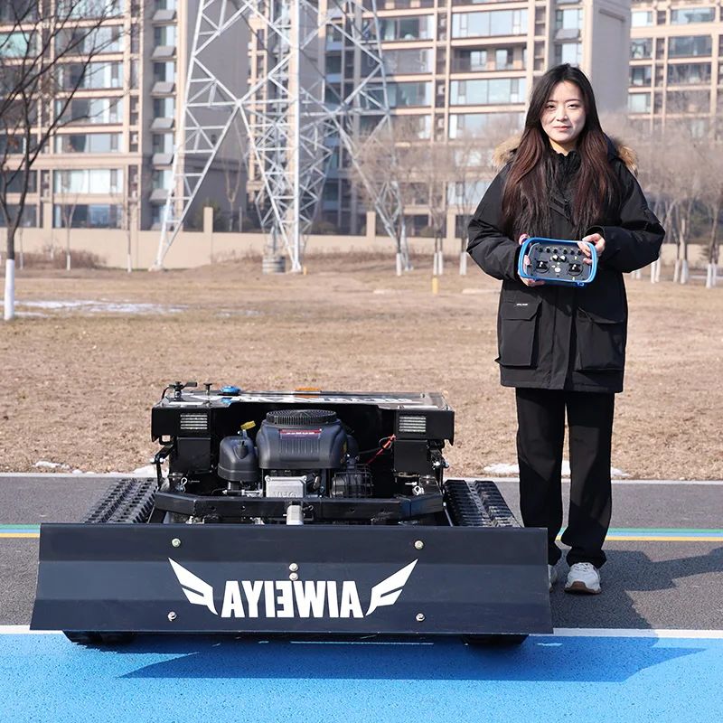 カスタマイズされた全地形対応遠隔制御追跡芝刈り機、ゼロ回転草破砕機、庭および果樹園の芝刈り機