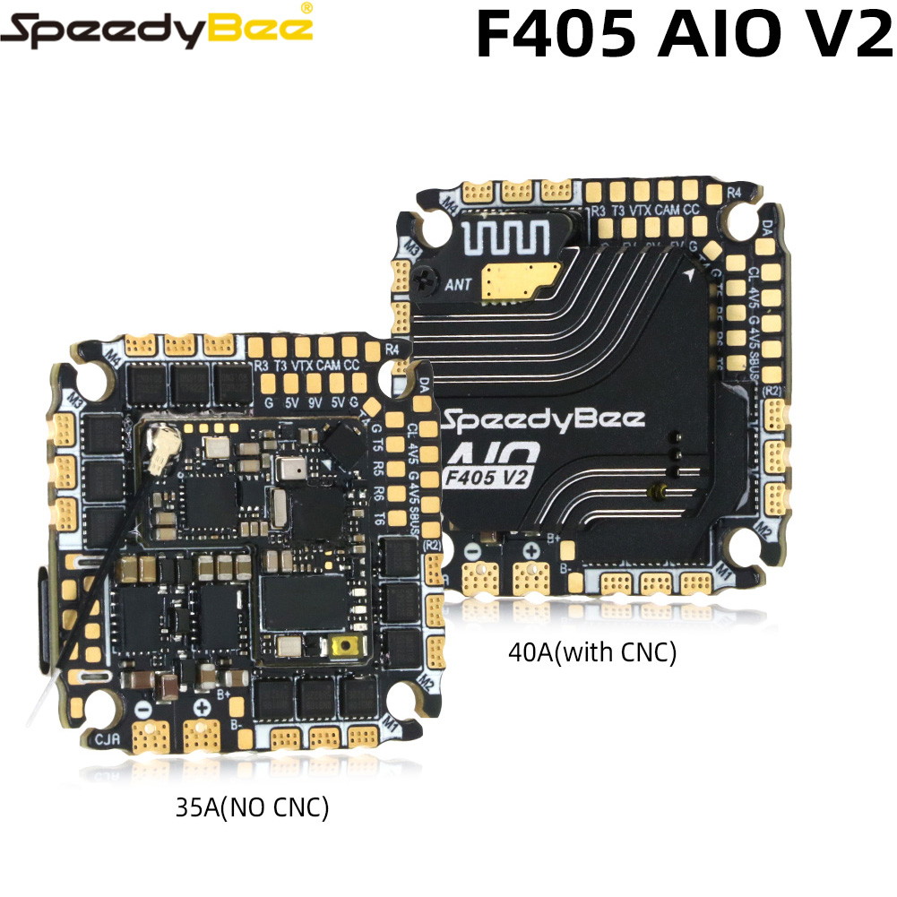 SpeedyBee F405 AIO V2 35A 40A Blue-jay 25.5x25.5 3-6S フライトコントロールと ESC 統合モデル航空機コントローラー