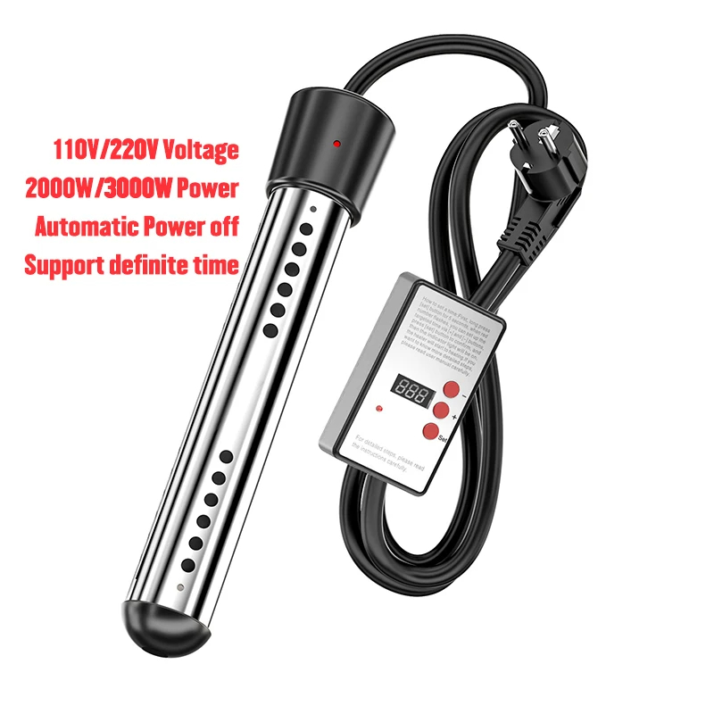 110V/220V 電気ヒーターボイラー水加熱要素浸漬サスペンション給湯器浴室スイミングプール米国/EU プラグ