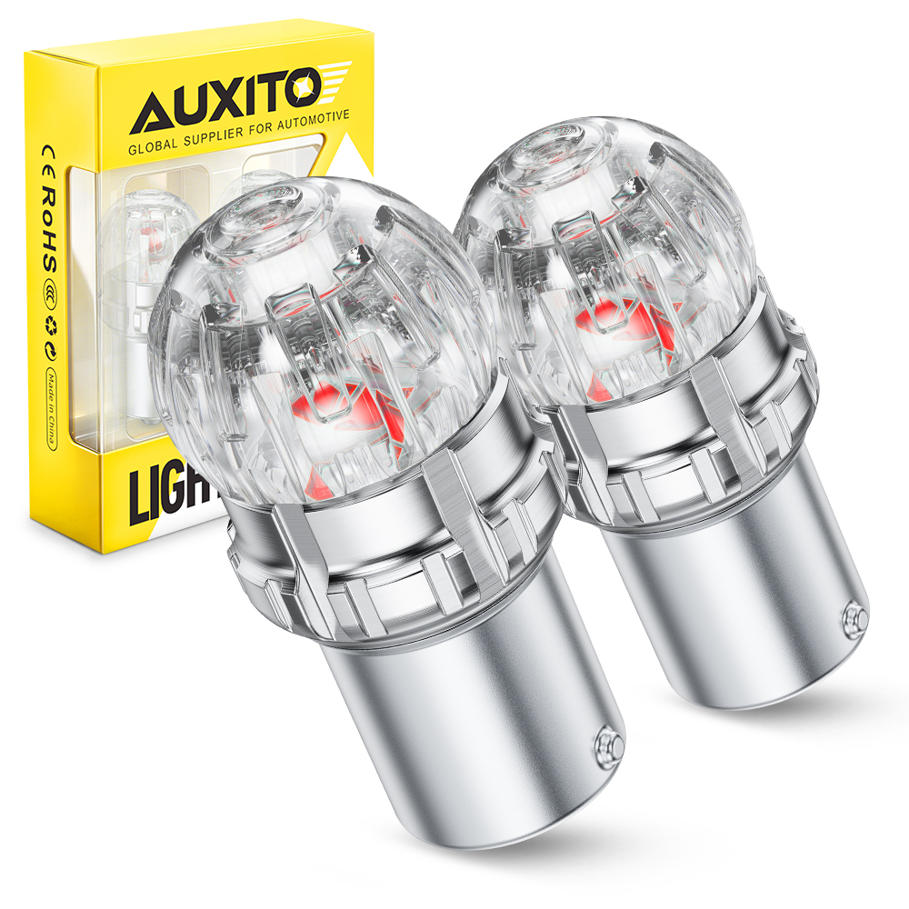 AUXITO 1156 BA15S P21W LED Canbus 12V 1157 BAY15D P21/5W LED 電球車リバースブレーキテールライトターンシグナルランプ赤白アンバー