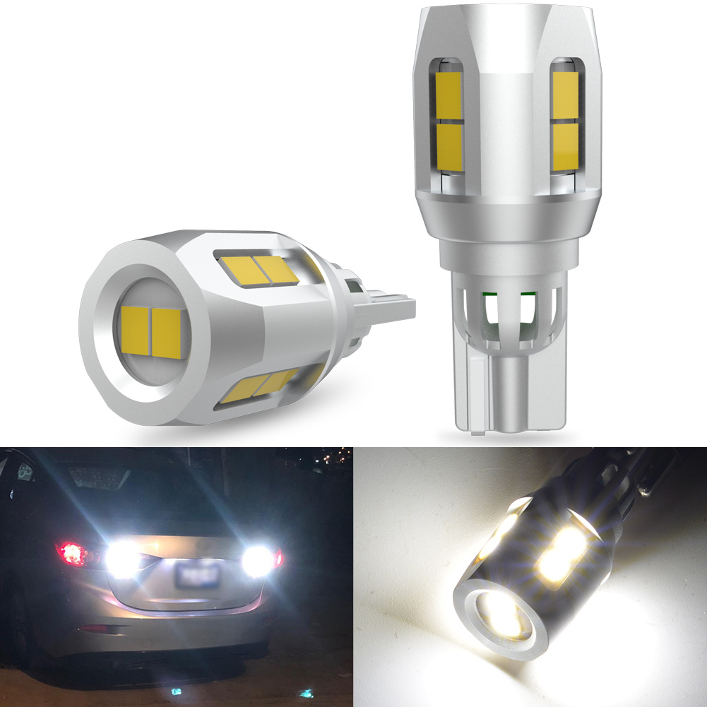 2x VW BMW アウディ フォード 2000LM W16W LED T15 T16 Canbus No OBC エラー LED 車リバースバックアップ電球キセノンホワイト LED 2835 SMD