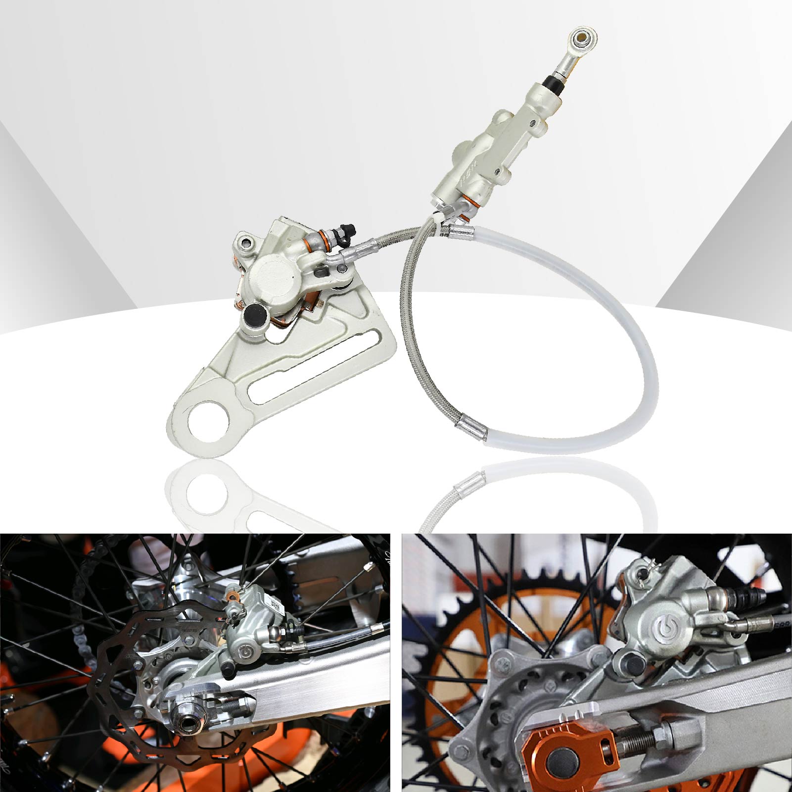 KTM EXC EXCF XC XCF XCW XCFW SX SXF ハスクバーナ TC FC TE FE TX FX 04-23 オートバイリアブレーキポンプアセンブリブレーキキャリパー
