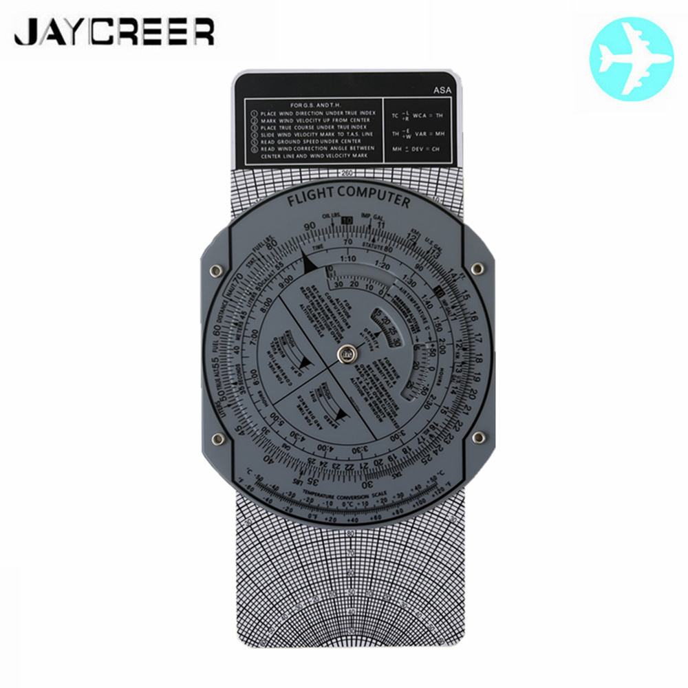 JayCreer CYA E6B プラスチック製フライト コンピューター