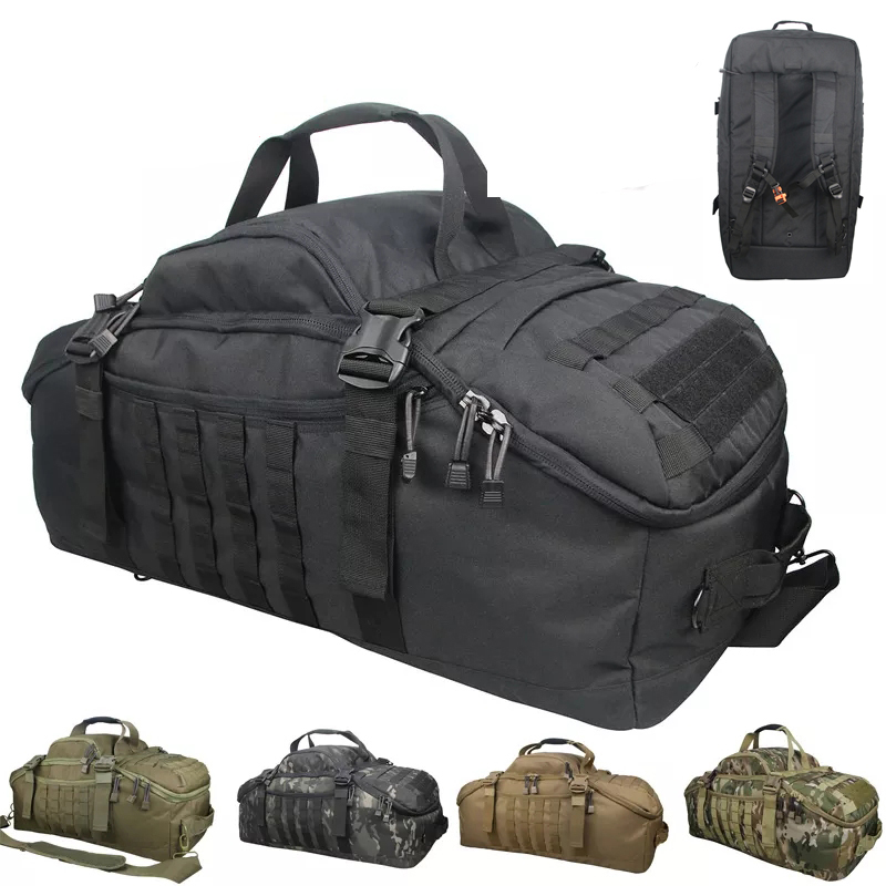 25L 45L 80L スポーツトラベルバッグ Molle 戦術バックパックジムフィットネスバッグキャンプ狩猟釣り用大型ダッフルバッグ