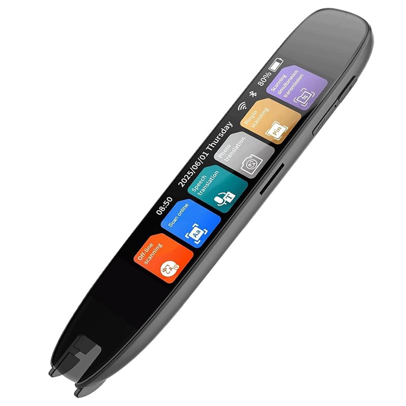 AS95-Scan Reader Pen for Dyslexia - リアルタイムのテキスト読み上げ機能を備えた 142 言語翻訳機
