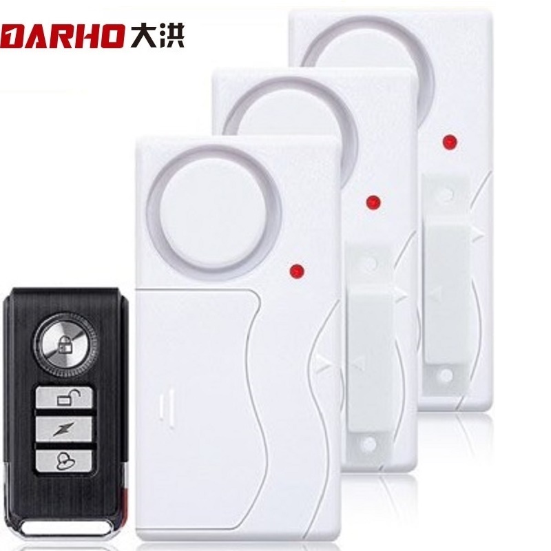 Darho リモコンオープンクローズ ABS ドアセンサーワイヤレスホーム警報システム警告窓磁気セキュリティ検出器
