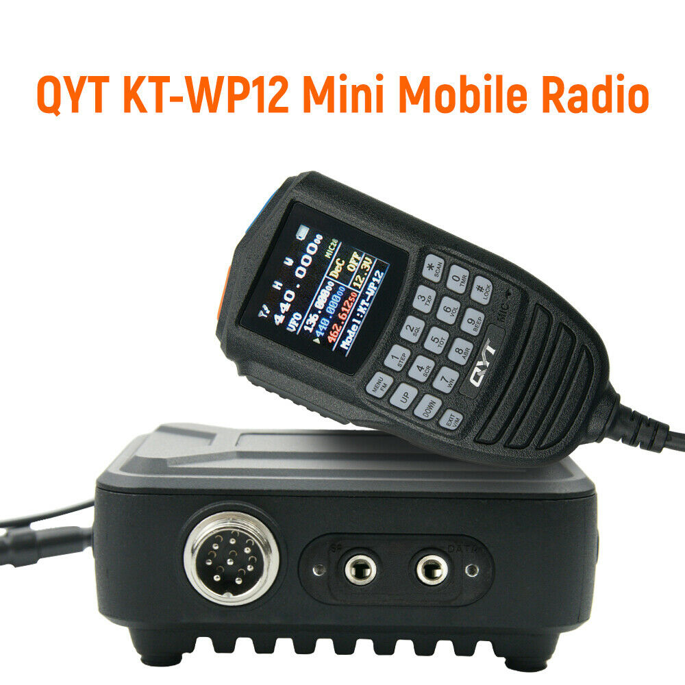 25 ワットデュアルバンド VHF UHF ミニモバイルハムラジオ 200 チャンネル車のトランシーバー QYT KT-WP12 双方向ラジオ交換部品