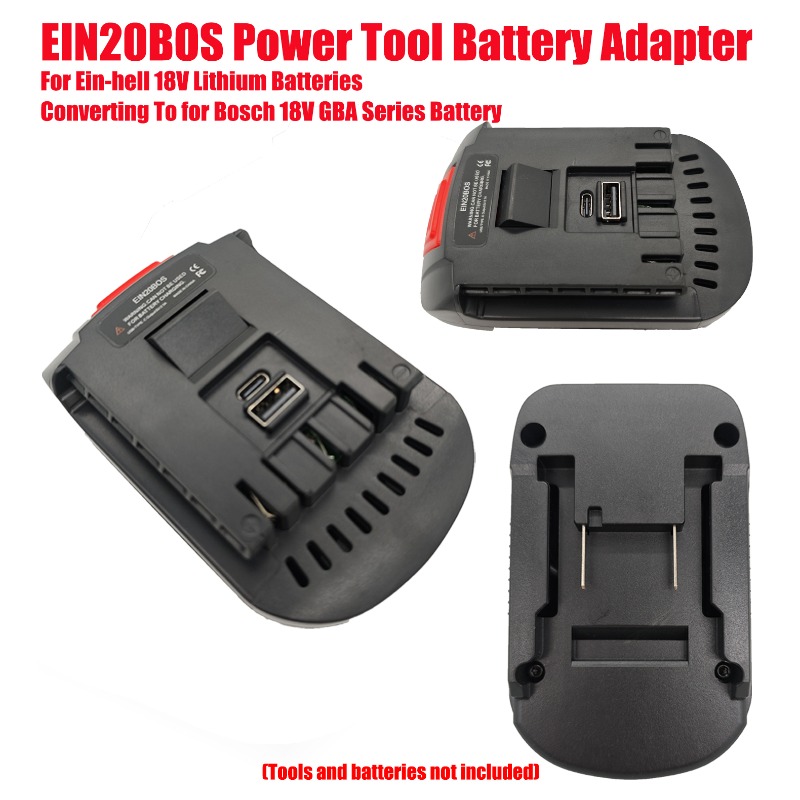 HAKSINKY EIN20B0S 電動工具バッテリーアダプター アインヘル 18V リチウム電池用 ボッシュ 18V GBA シリーズバッテリー用に変換