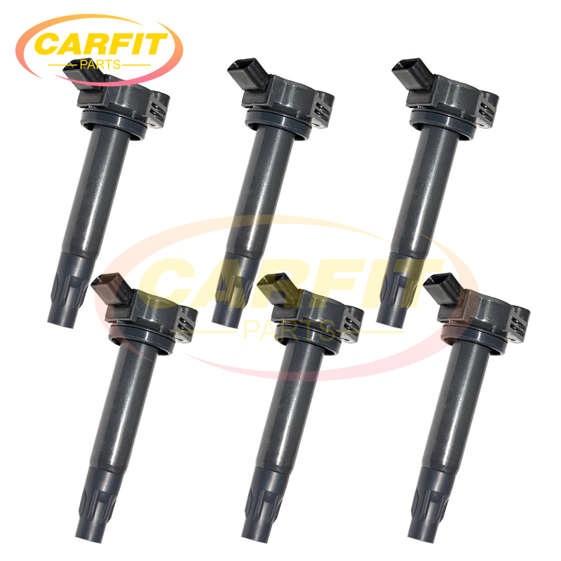 6Pcs 90919-02246 9091902246 UF-506 Ignition Coil For Lexus ES330 RX330 RX400H Toyota Highlander Camry Sienna Solara 3.3L V6