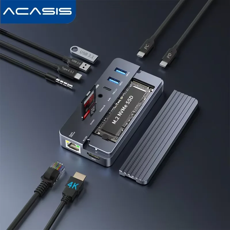 Acasis 10-in-1 ドッキング ステーション