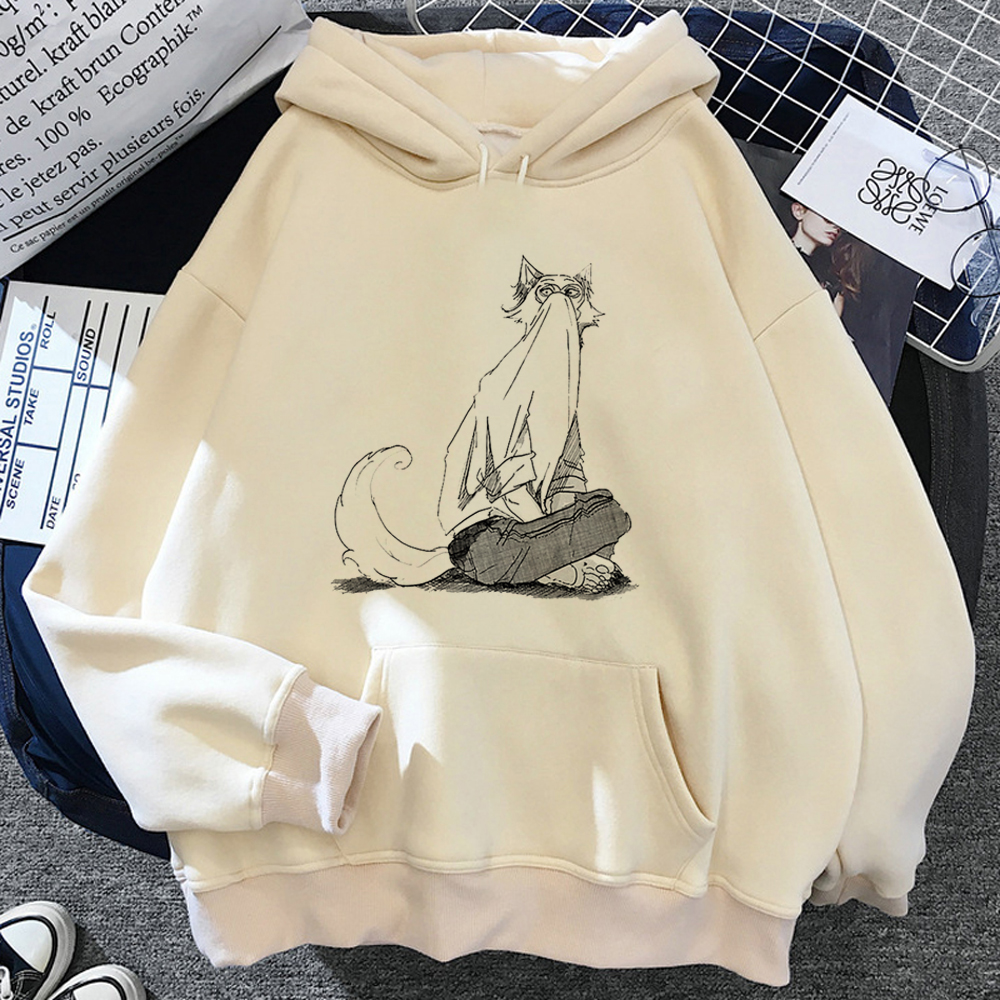 Beastars パーカー女性アニメ韓国スタイルゴシックストリートセーター女性日本プルオーバー