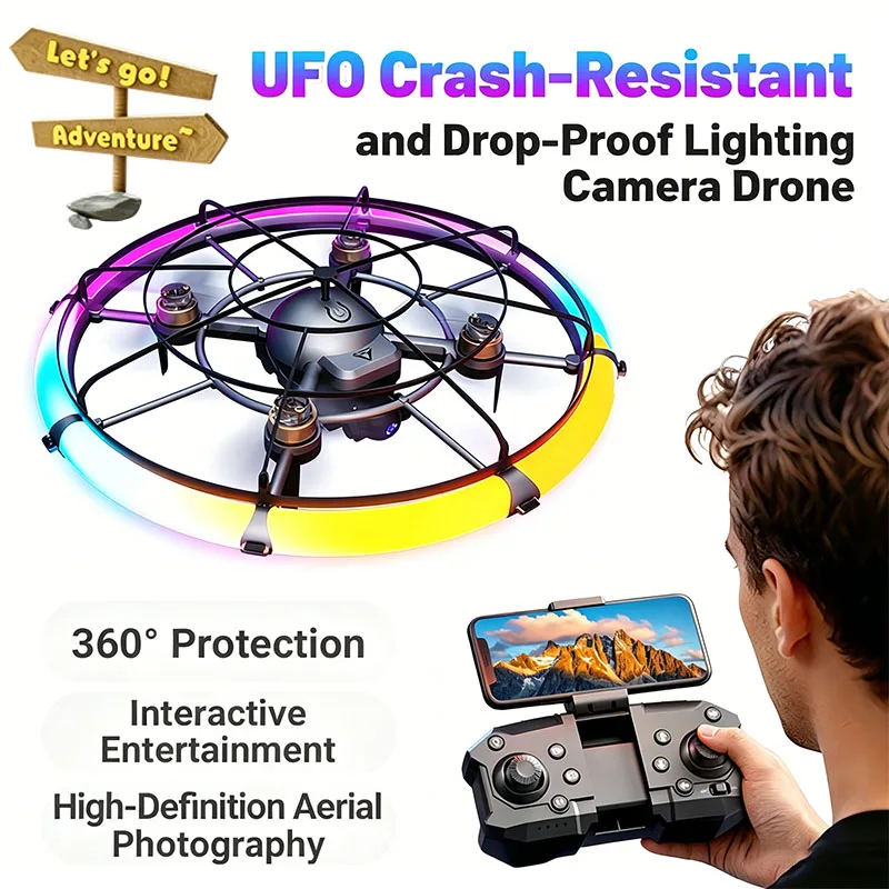 JJRC 新 H143 RC ドローン 3D 完全保護圧力高度ブラシレス 2.4 グラムリモコン UFO クワッドコプター子供と大人用